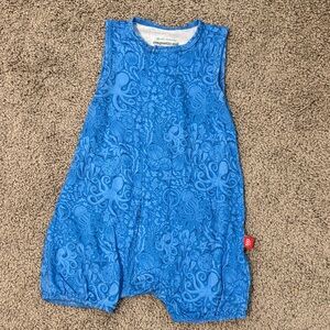 Magnetic Me Blue Sea Creature Baby Romper